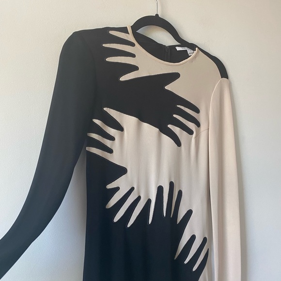 RARE DIANE VON FURSTENBERG Shiloh Handprint Top XS